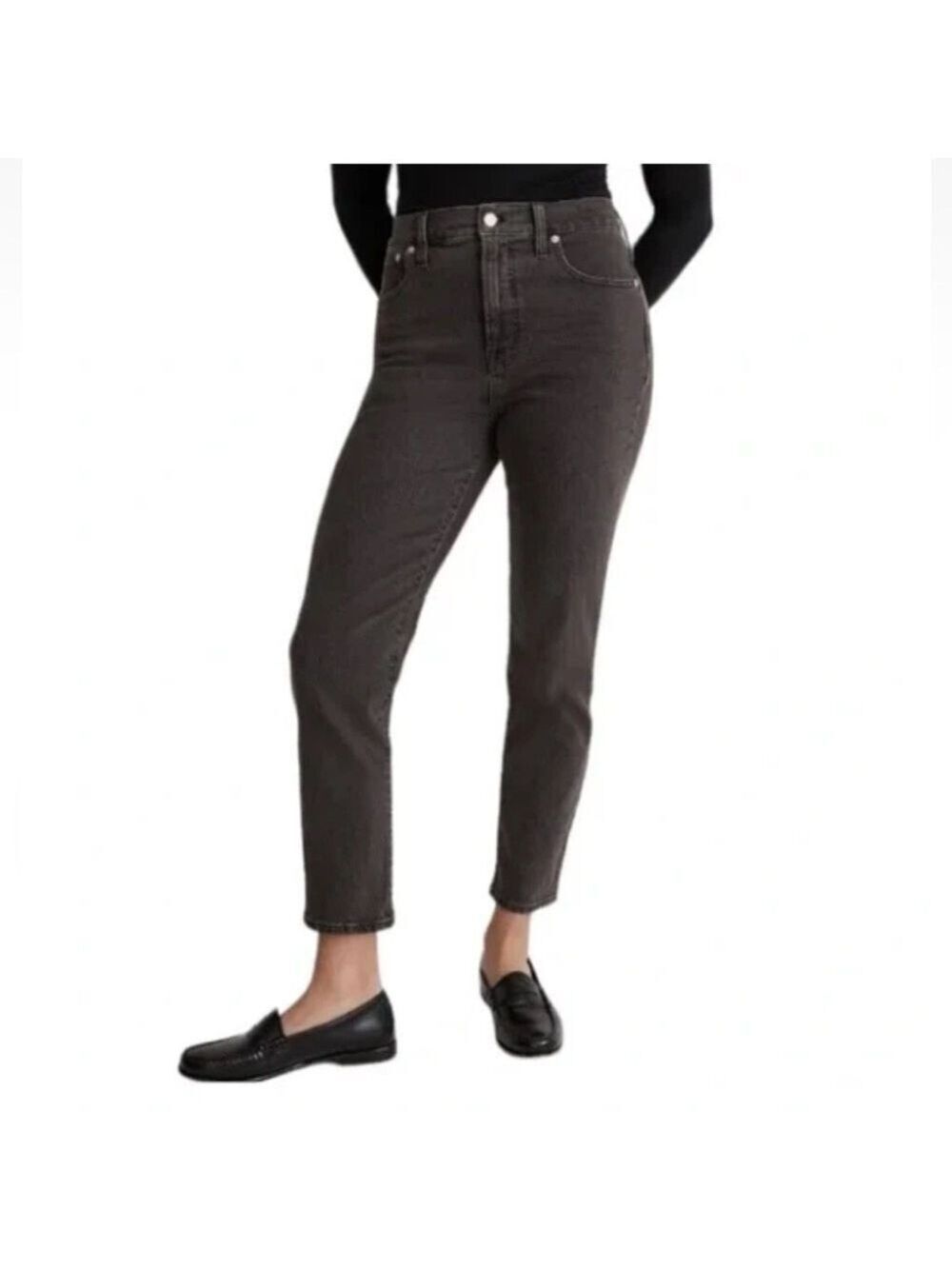 Madewell The Perfect Vintage Jean High Rise Washed Black Size 26